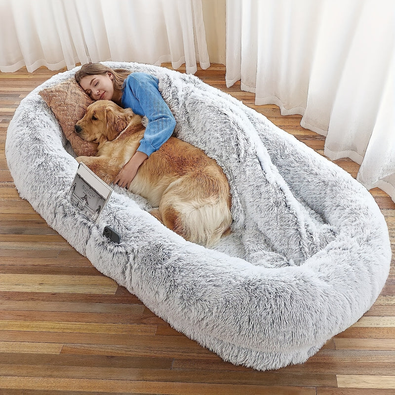 Human Dog Bed Fits Your and Pets