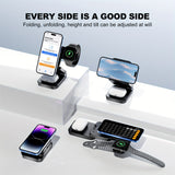 3 in 1 Wireless Charger Foldable Magnetic Charging Station Dock
