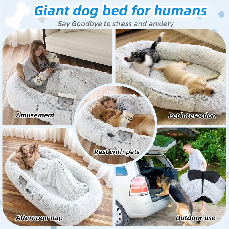 Human Dog Bed Fits Your and Pets