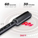 TYMO RING PLUS Hair Straightener Comb with Brush