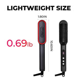 TYMO RING PLUS Hair Straightener Comb with Brush