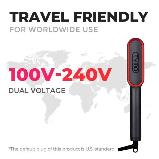 TYMO RING PLUS Hair Straightener Comb with Brush