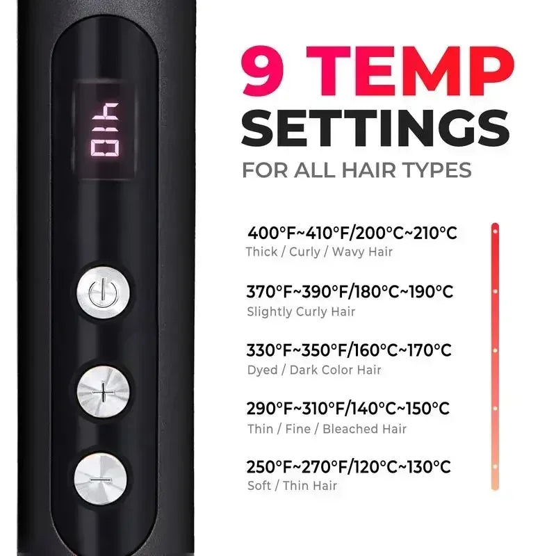 TYMO RING PLUS Hair Straightener Comb with Brush