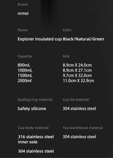 Stanless Steel Thermo Bottle with Tea Filter