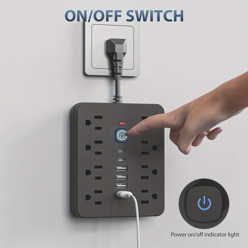 14-in-1 Power Strip with Surge Protection