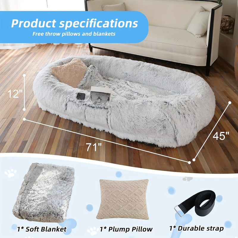 Human Dog Bed Fits Your and Pets